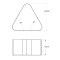Ko Craft's 2X Mini Snack Size Onigiri (Triangle) Musubi molds